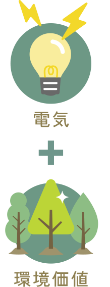 電気 + 環境価値